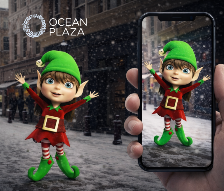 AR quest in the OCEAN PLAZA Mall